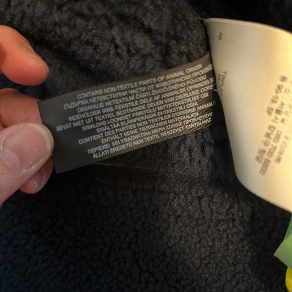 Burberry shearling jacket navy toggle size 14 - Picture 14 of 16